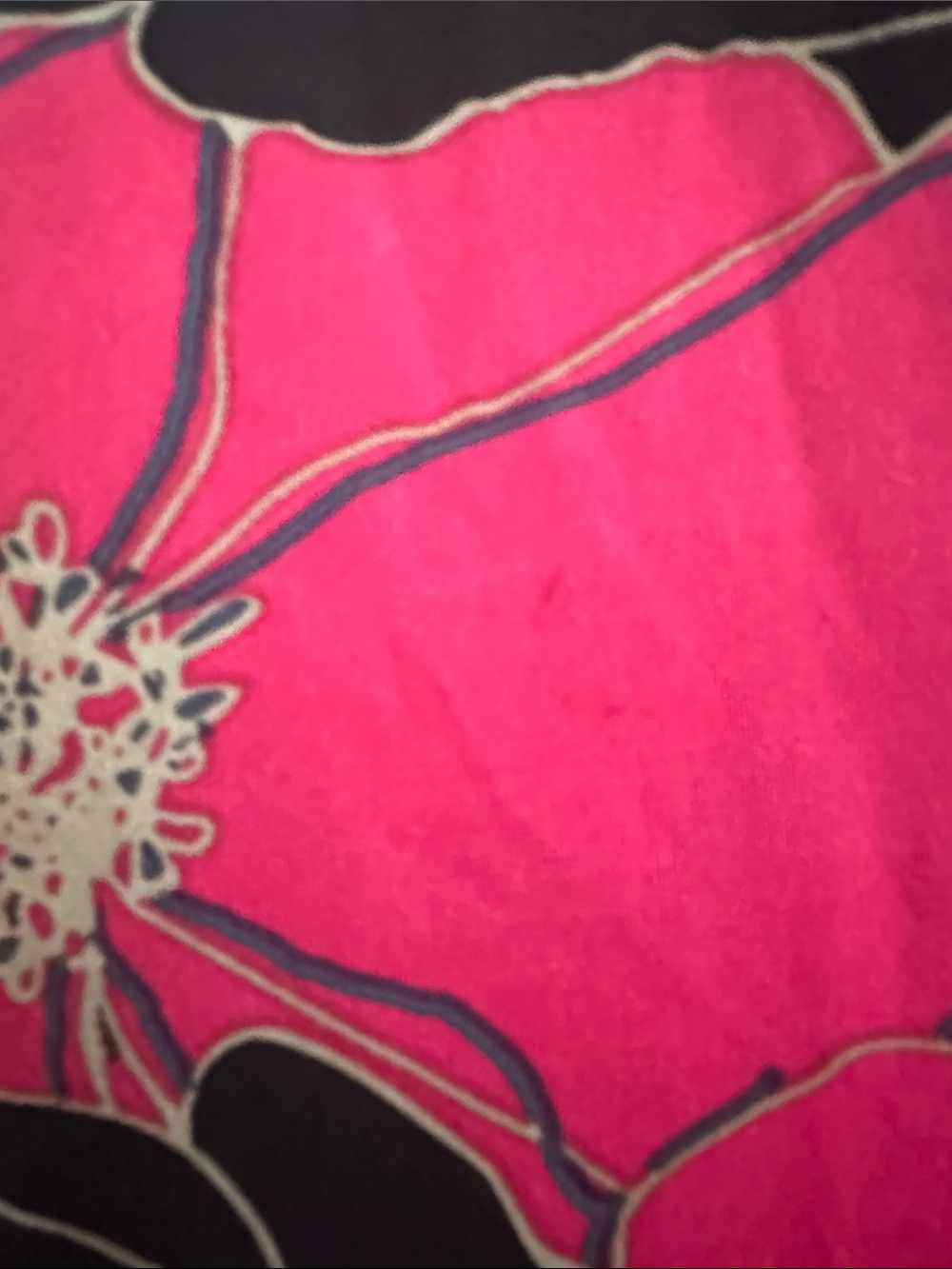 Ashley Stewart Fuchsia and Black Floral Maxi - Picture 7 of 7